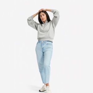 Everlane Oversized Fleece Half Zip